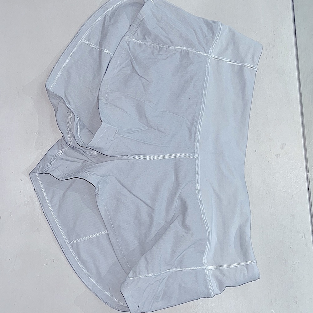 Lululemon Speed Up White Shorts
